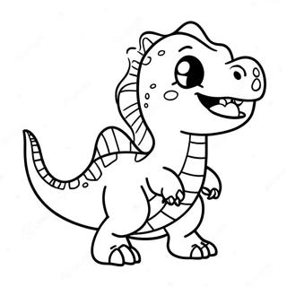 Iloinen Chibi Dinosaurus Varityskuva 29205-6357