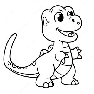 Iloinen Chibi Dinosaurus Varityskuva 29205-6358