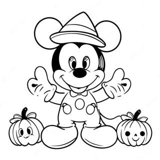 Disney Halloween Värityskuvat