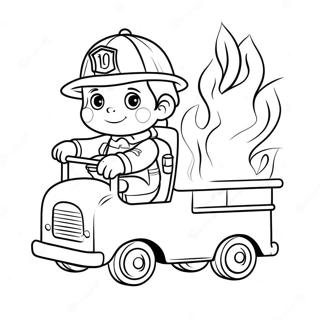 Sopo Palomies Ajamassa Paloautoa Varityskuva 30300-6601