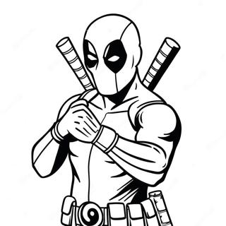 Deadpool Toiminnassa Varityskuva 30556-6654