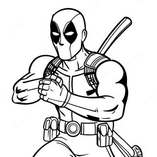 Deadpool Toiminnassa Varityskuva 30556-6656