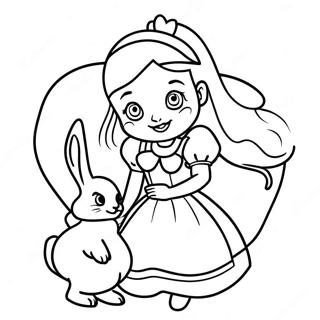 Liisa Valkoisen Kanin Kanssa Varityskuva 32554 7111