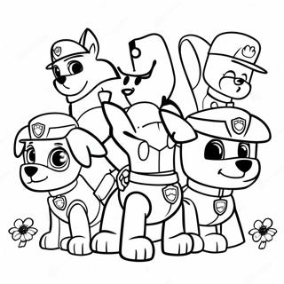 Paw Patrol Tiimi Pelastustehtava Varityskuva 34086-7437