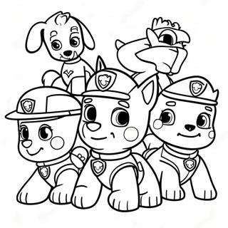 Paw Patrol Tiimi Pelastustehtava Varityskuva 34086-7438