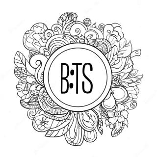 Bts Logo Varikkaalla Taustalla Varityskuva 34436-7517