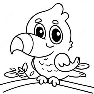 Sopo Vauva Papukaija Oksalla Varityskuva 34527 7539