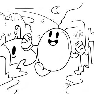 Pac Man Jahtaa Haamuja Varityskuva 35871-7839