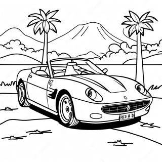 Ferrari Avomalli Maisemataustalla Varityskuva 35969-7865