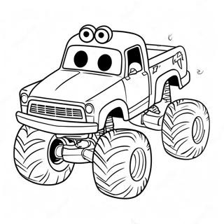 Blaze Monsteriauto Kilpailemassa Varityskuva 37554-8194