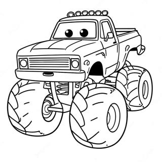 Blaze Monsteriauto Kilpailemassa Varityskuva 37554-8195