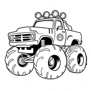 Blaze Monsteriauto Kilpailemassa Varityskuva 37554-8196