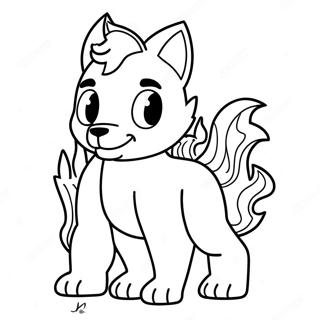 Blaze Tulen Liekkien Kanssa Varityskuva 37556 8203