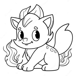 Blaze Tulen Liekkien Kanssa Varityskuva 37556 8204