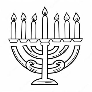 Hanukka Värityskuvat