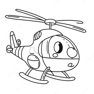 Sopo Helikopteri Hymyilevalla Pilotilla Varityskuva 38831-8477