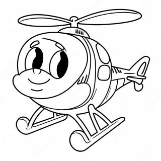 Sopo Helikopteri Hymyilevalla Pilotilla Varityskuva 38831-8478