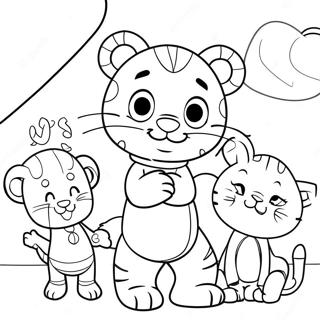 Daniel Tiger Leikkii Ystavien Kanssa Varityskuva 39456-8615