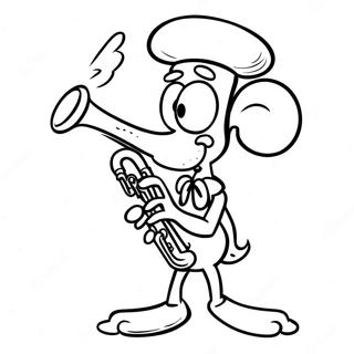 Squidward Soittaa Klarinettia Varityskuva 41447-9054