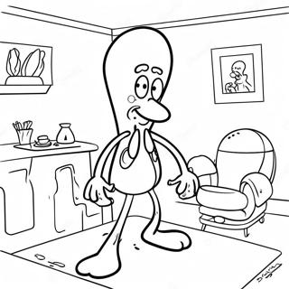 Squidward Omassa Talossaan Varityskuva 41448-9057