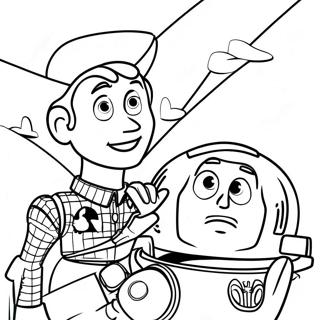 Woody Ja Buzz Lightyear Seikkailu Varityskuva 41911-9156