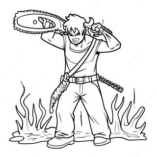 Demoninen Chainsaw Man Varityskuva 42729 9339