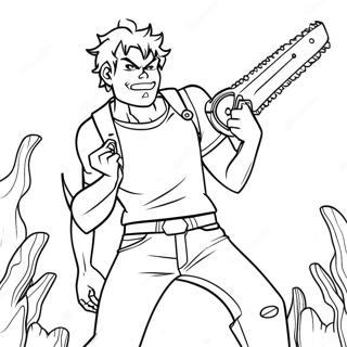 Demoninen Chainsaw Man Varityskuva 42729 9340