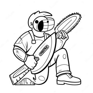 Chainsaw Man Moottorisahan Kanssa Varityskuva 42732 9352