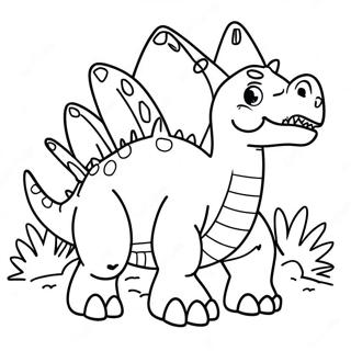 Ystavallinen Stegosaurus Varityskuva 43291-9455