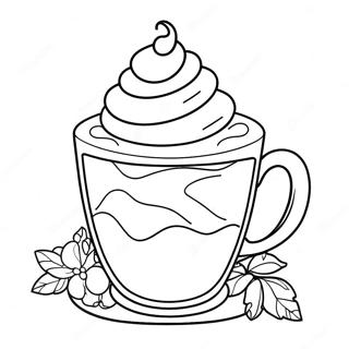 Herkkullinen Kuuma Suklaa Vaahdotetulla Kermalla Varityskuva 43473 9510