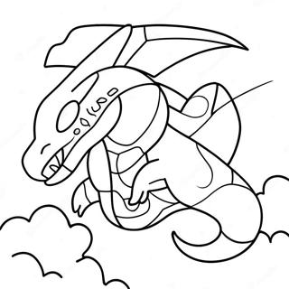 Rayquaza Lentamassa Taivaalla Varityskuva 44884-9816