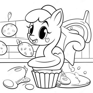 Pinkie Pie Leipomassa Kuppikakkuja Varityskuva 45140 9887