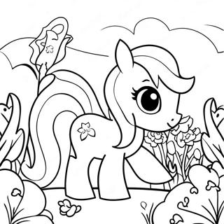 Fluttershy Kukkatarhassa Varityskuva 47285-10337