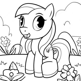 Fluttershy Kukkatarhassa Varityskuva 47285-10338