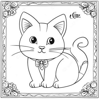 C On Kissa Aakkosvarityskuva 48102-10519