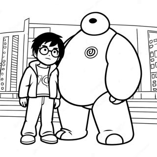 Hiro Hamada Baymaxin Kanssa Varityskuva 51093-11173