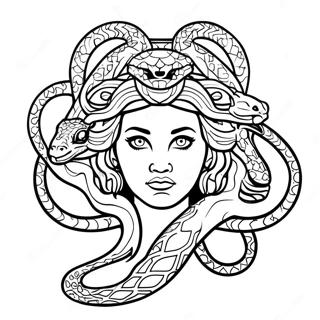 Medusa Varikkailla Kaarmeilla Varityskuva 53831-11772