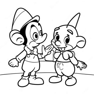 Pinocchio Ja Jiminy Cricket Varityskuva 54457-11918