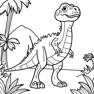 Allosaurus Viidakossa Varityskuva 55161-12083