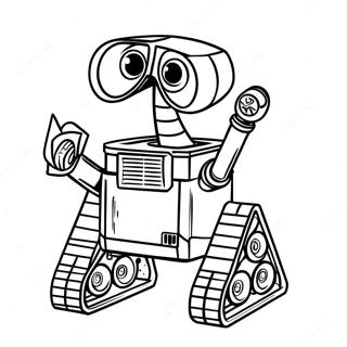 Wall E Tutkii Avaruutta Varityskuva 56282-12311
