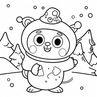 Pororo Lumisessa Seikkailussa Varityskuva 56377-12340