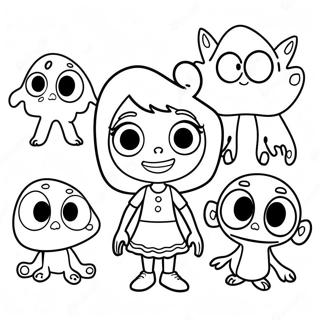 Abby Hatcher Ja Ystavalliset Monsterit Varityskuva 58118-12722