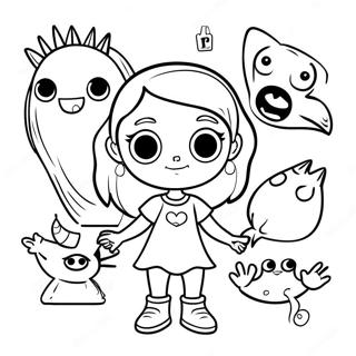 Abby Hatcher Ja Ystavalliset Monsterit Varityskuva 58118-12724