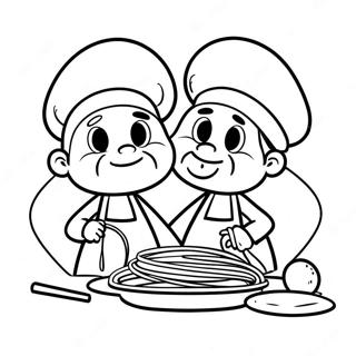 Ratatouille Värityssivut