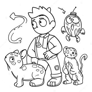 Wild Kratts Upeat Elainfaktat Varityskuva 60581-13286