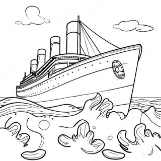 Titanic Pelastusveneet Toiminnassa Varityskuva 60671-13324