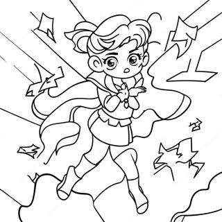 Sailor Jupiter Salamoiden Kanssa Varityskuva 60764-13341