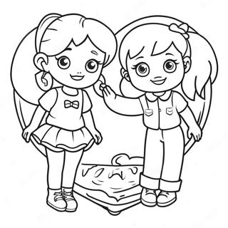 Polly Pocket Ystavien Kanssa Varityskuva 63609-14094