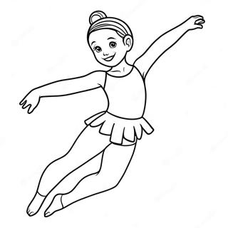 Iloinen Voimistelija Trikoot Paalla Varityskuva 64537 13638