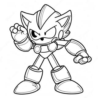 Metal Sonic Värityskuvat